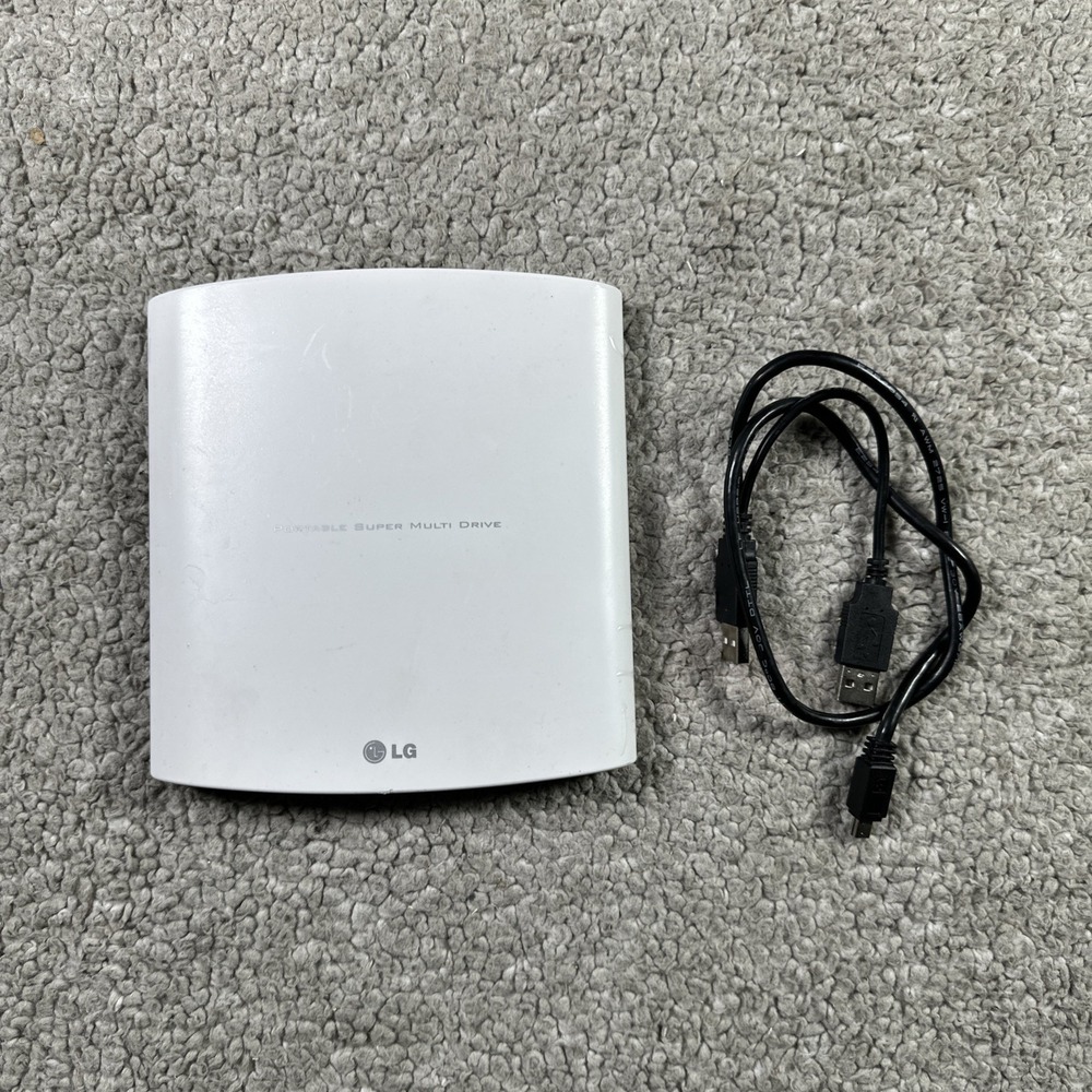 LG GP08NU20 8x USB 2.0 Super-Multi Portable Slim DVD Rewriter CD DVD±R DVD±RW